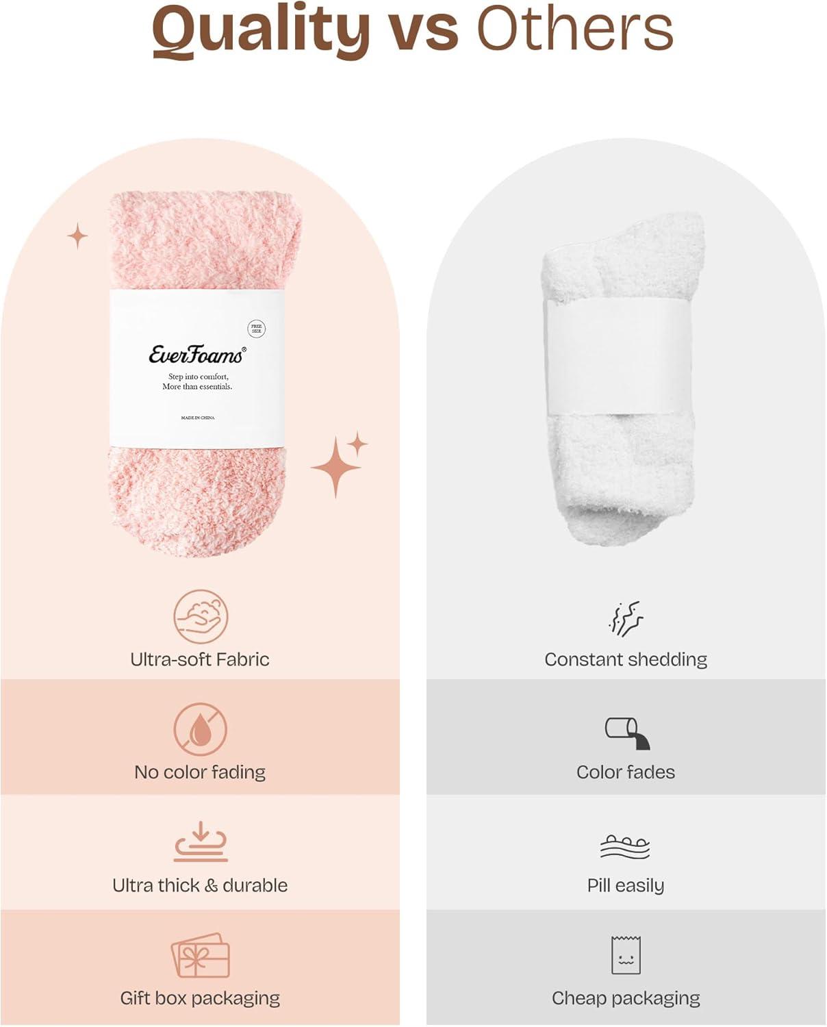 imageEverFoams Cozy Chenille Socks 3Pair SetCute Girly