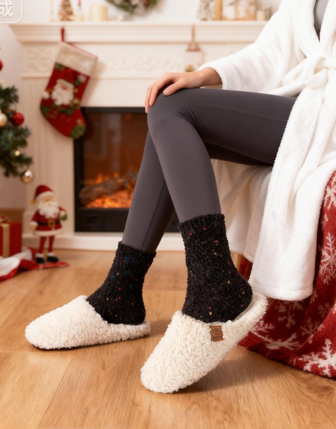 imageEverFoams Cozy Chenille Socks 3Pair SetCute Girly