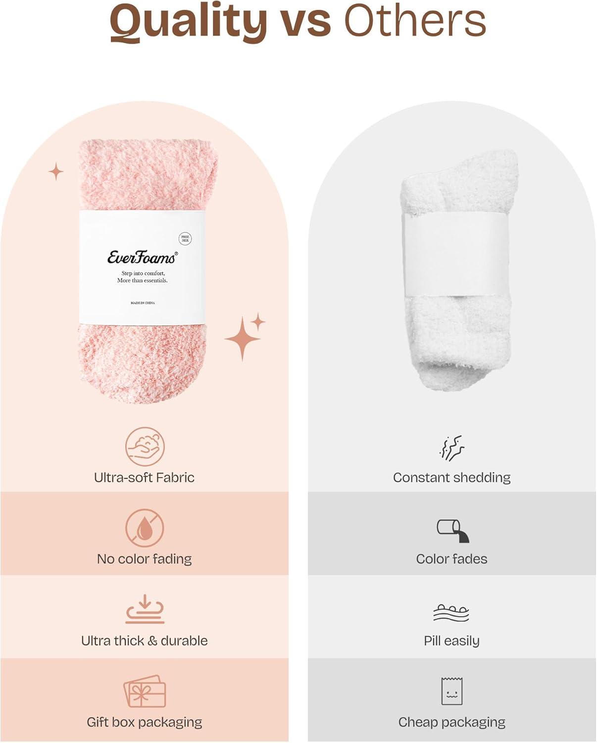 imageEverFoams Cozy Chenille Socks 3Pair SetMisty Pastels