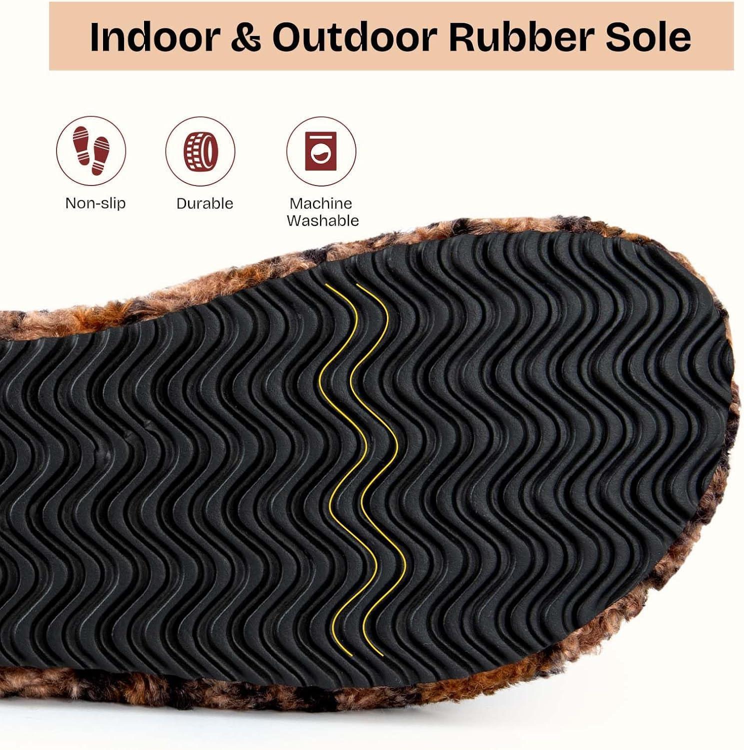 imageEverFoams Womens Fuzzy Opentoe Slippers Soft Comfy Memory Foam Indoor House ShoesDiva Spots