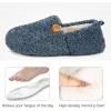 EverFoams Warm Women’s Slippers Socks Set – Soft Full Cozy Loafer Slippers (Size 9-10, Blue) – Cozy Chenille Socks 3-Pair Set (Free Size, Misty Pastels)