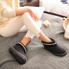 EverFoams Women’s Bootie Slippers Non-slip Comfy Winter Indoor House Shoes with Knitted Collar(Mysterious Black)