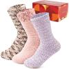 EverFoams Cozy Chenille Socks 3-Pair Set(Fairy Fluff)