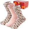 EverFoams Cozy Chenille Socks 3-Pair Set(Winsome Double Zen)