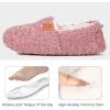EverFoams Warm Women’s Slippers Socks Set – Soft Full Cozy Loafer Slippers (Size 7-8, Pink) – Cozy Chenille Socks 3-Pair Set (Free Size, Fairy Fluff)