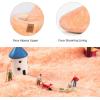 EverFoams Women’s Fuzzy Slip-on Slippers Warm Cozy Soft Lightweight Memory Foam Indoor House Shoes(Peach)