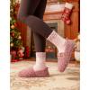 EverFoams Warm Women’s Slippers Socks Set – Soft Full Cozy Loafer Slippers (Size 7-8, Blue) – Cozy Chenille Socks 3-Pair Set (Free Size, Cute Girly)