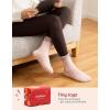 EverFoams Warm Women’s Slippers Socks Set – Soft Full Cozy Loafer Slippers (Size 7-8, Blue) – Cozy Chenille Socks 3-Pair Set (Free Size, Cute Girly)