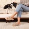 EverFoams Women’s Slipper Socks Combo – Fuzzy Open-toe Slippers (Size 9-10, Khaki) – Cozy Chenille Socks 3-Pair Set (Free Size, Fairy Fluff)