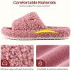 EverFoams Women’s Set of 2 Pairs – Women’s Soft Full Slippers (Size 7-8, Khaki) – Women’s Open-toe Slippers (Size 7-8, Blush Pink)