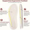 EverFoams Women’s Fuzzy Open Toe Slippers Comfy Soft Memory Foam Indoor House Shoes(Cream White)
