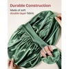 EverFoams Satin Curly Hair Bonnet for Sleeping Anti-Frizz(Dewy Green)
