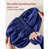EverFoams Satin Curly Hair Bonnet for Sleeping Anti-Frizz(Navy Indigo)