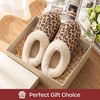 EverFoams Women’s Microsuede Winter Slippers House Shoes Indoor Outdoor(Leopard)